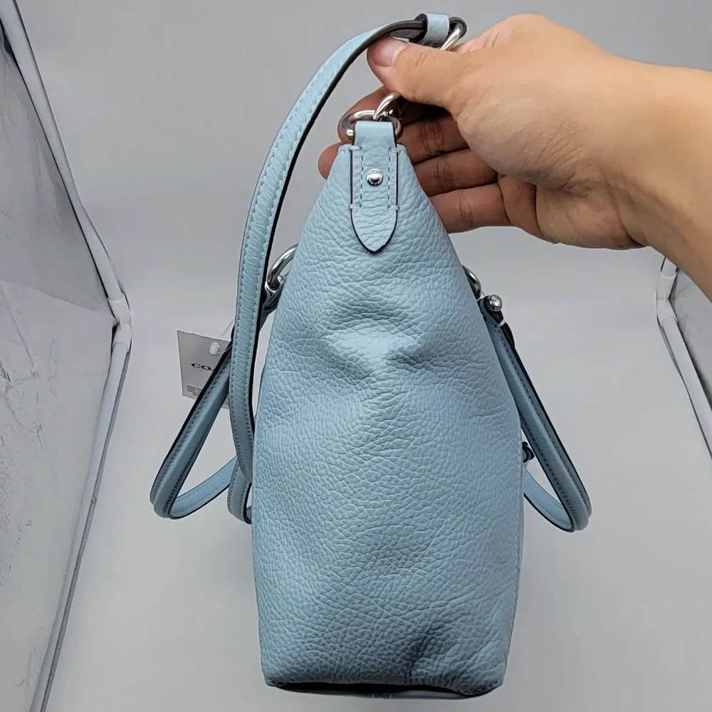 Coach Kacey Satchel C6229 Powder Blue - Picture 3 of 8